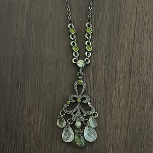 1928 Emerald and Diamond necklace